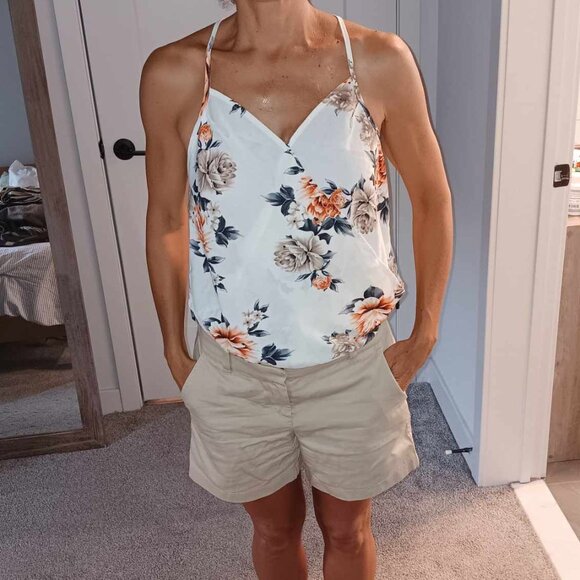 Strappy, floral blouse - Picture 1 of 3